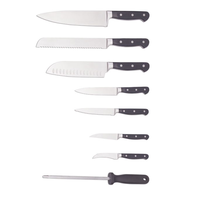FS019 12-pcs kitchen knife set