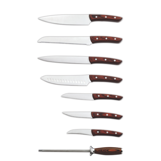 W009 12 PCS kitchen knife set